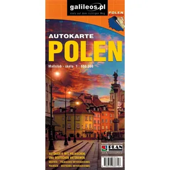 Polen / Polska 1:650 000. Mapa samochodowa Kolektiv autorů