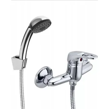 Vodovodní baterie Nástěnná sprchová baterie páková KFA Armatura Magnetyt stříbrná