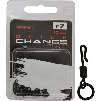 Rychlovýměnný obratlík s kolečkem Brain Quick Change Ring 7 10 Ks