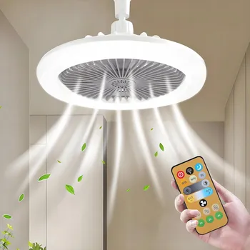 Domácí ventilátor Stropní ventilátor se světlem LED 30W a dálkovým ovládáním