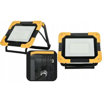 Robustní stavební halogen IP65, silný LED pracovní reflektor 30W, přenosný