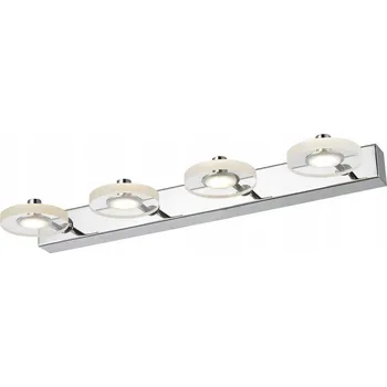 Nástěnné svítidlo Nástěnné svítidlo Italux stříbrné integrovaný LED zdroj 3 W