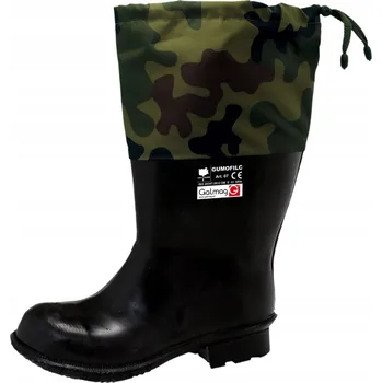 Pracovní obuv Zateplené zimní Holínky VYROBENÉ Z PRAVÉ GUMY, VEL. 45