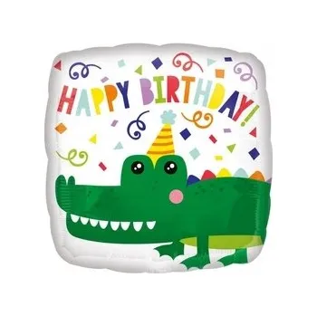 Balónek Fóliový balónek Krokodýl Aligátor Narozeniny 1-99 45 cm