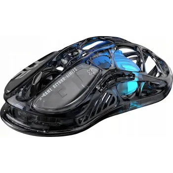 Myš GravaStar Mercury M2 Bezdrátová Myš 2.4GHz Transparent Black