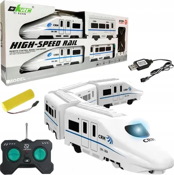 Vláček a vláčkodráha VLAK NA DÁLKOVÉ OVLÁDÁNÍ 65 CM S USB NABÍJEČKOU