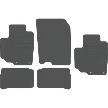 autokoberec Kobercové rohožky Edecor velurové 5 ks