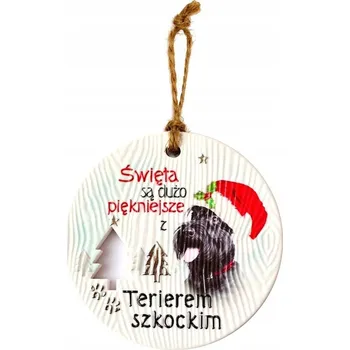 Přívěsek Keramický přívěsek CEZ-028 BN (Skotský teriér)