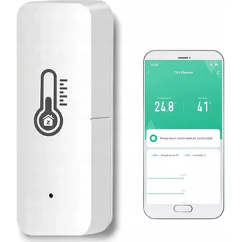 Meteostanice TEPLOMĚR VLHKOMĚR MONITOR VLHKOSTI TEPLOTY ČIDLO TUYA WIFI