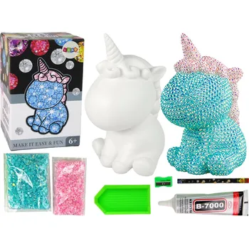 kreativní sada LEAN Toys Sada na výrobu diamantového jednorožce