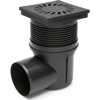 Stavebniny Chudej CHUDĚJ KVB 110 S-Li kanalizační vpusť 150x150mm boční, litinová mřížka