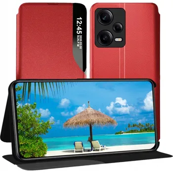 Pouzdro na mobilní telefon Flipové pouzdro MBM pro Xiaomi Redmi Note 12 Pro 5G červené