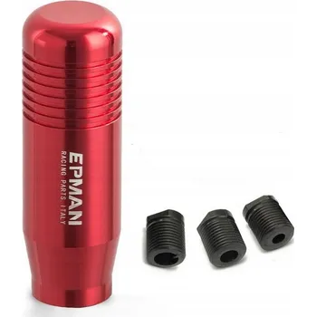 Hlavice řadicí páky Hliníková červená rukojeť řadící páky + adaptér