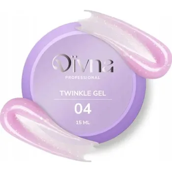 Lak na nehty DIVNA Twinkle Gel 04 15 ml stavební gel na nehty
