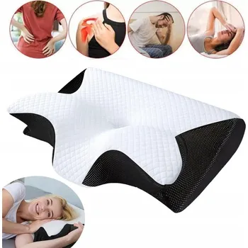 Polštář Ortopedický polštář Profilovaný Memory 62x37x12CM Paměťová pěna