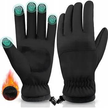 Cyklistické rukavice Zimní cyklistické rukavice pánské dámské protiskluzové