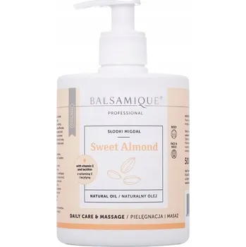 Masážní přípravek Balsamique Professional přírodní mandlový olej na masáže 500 ml