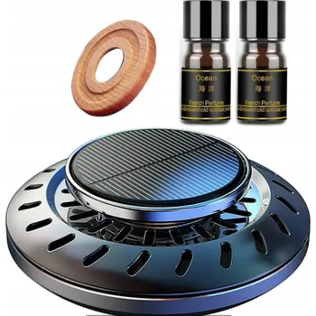 Vůně do auta BEZDRÁTOVÝ DIFUZÉR VŮNĚ DO AUTA SOLAR + 2* vůně