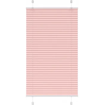 Roleta Roleta plisé růžová 75x100 cm Šířka látky 74,4 cm