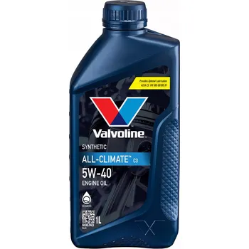 Motorový olej VALVOLINE ALL-CLIMATE 5W40 C3 1L VW 505.01 Pro motory s PD (Pumpe-Düse) BMW LL-04 DPF