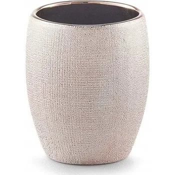 Držák na kartáček Kelímek do koupelny "Brokát", růžové zlato