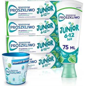 zubní pasta Sensodyne zubní pasta v prášku pro děti 6-12 let 75 Ml x 4 + Dárek