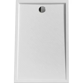 Huppe Sprchová vanička obdélníková Hüppe Purano 100x80 cm litý mramor 202271.055