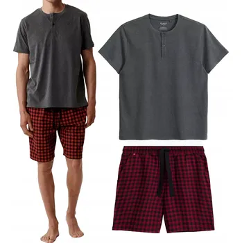 Pánské pyžamo Pánské pyžamo s krátkým rukávem Atlantic XXL