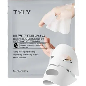 Pleťová maska Pleťová maska TVLV Rice Essence: hydratační, s extraktem z rýže