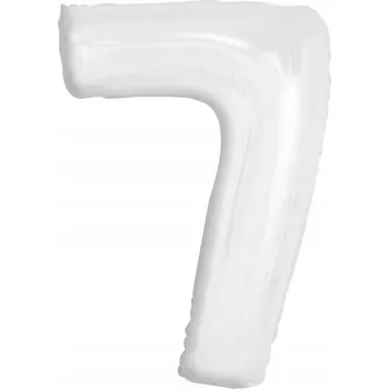 Balónek Fóliový balónek B&C ČÍSLICE 7 BÍLÁ 92 cm GODAN