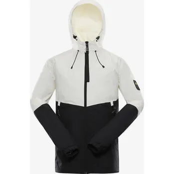 NAX Pánské Krémovo-černá pánská bunda NAX ZALEW Černá XL (2110423)