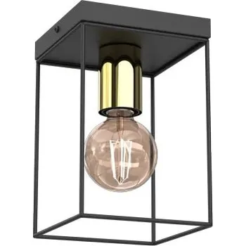 Luminex 8109 stropní svítidlo Homen černá/zlatá 1xE27