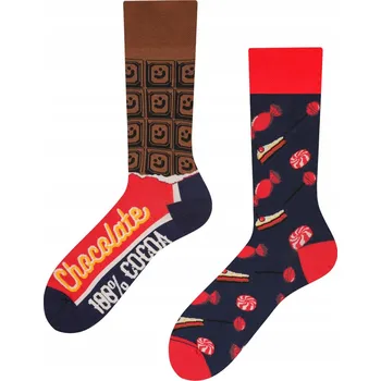 Pánské ponožky ToDo Ponožky s motivem čokolády, vícebarevné, velikost 39-42