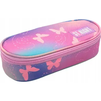 Penál Penál penál vyztužené s klopou Butterflies Motýli St.Right Majewski