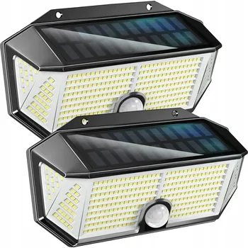 Venkovní osvětlení FLOWood Solární lampy pro venkovní použití 4 ks, jasné LED diody 2500LM