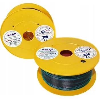 elektrický kabel Kabel LGY/H05V-K 0,35 mm2 200 m Černo-Modrý