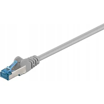 Síťový kabel Patchcord Goobay S/FTP 6a RJ45 / RJ45 50 m šedý