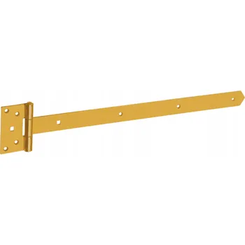 Závěs DMX Závěs brankový 600x40x4mm ZINEK ZLATÝ pro brány a dveře, 600 mm