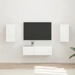 Bílý lesklý povrch 60 x 31 x 29,5 cm