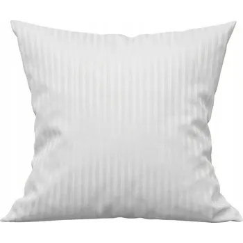 Povlak na polštářek Povlak na polštář hotelové kvality Damašek Bílý 40x40 cm Proužky Mikrovlákno
