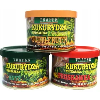 Návnadová surovina Traper Kukuřice Vanilka 70g
