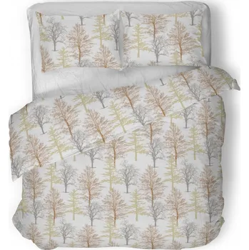 Povlečení Povlečení 160x200 česká flanel podzimní les stromy