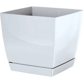 Květináč Bílý plast Květináč Prosperplast 18 cm x 18 x 16,5 cm