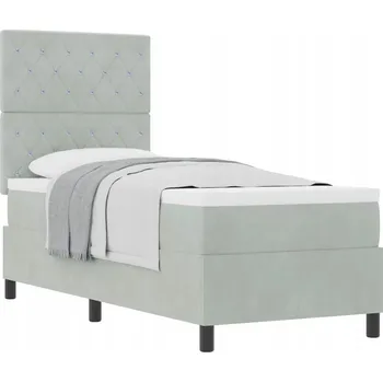 Postel Dvoulůžková postel imitace dřeva 4Home 80x200 šedá