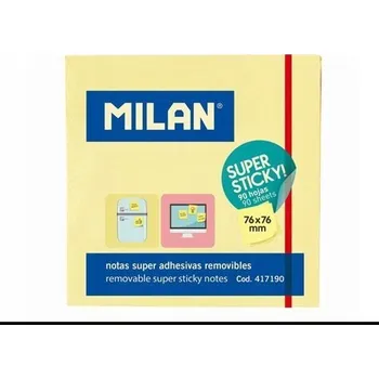 Samolepící bloček SAMOLEPICÍ BLOČKY Sada samolepicích bločků Super Sticky MILAN Lux