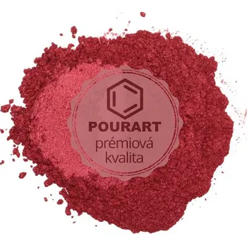 PourArt Metalický prášek DKTK025 Deep China Red 10g