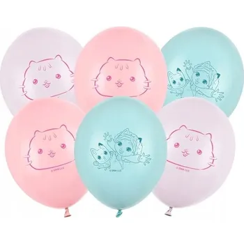 Balónek LATEXOVÉ BALÓNKY GÁBININ KOUZELNÝ DOMEK MOVIE 6 KS 27 CM LICENCE NAROZENINY PÁRTY