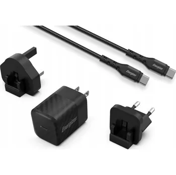 Energizer Cestovní síťová nabíječka EU/UK/US s PD