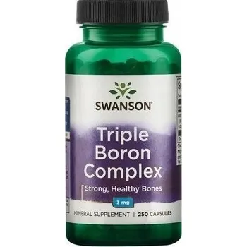 Doplněk stravy Swanson Health Products Triple Boron Complex 250 kapslí.