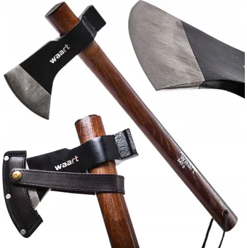 Sekera Survivalová sekera topůrko s topůrkem z hikoru, kovaná hlava + pouzdro W40B645
